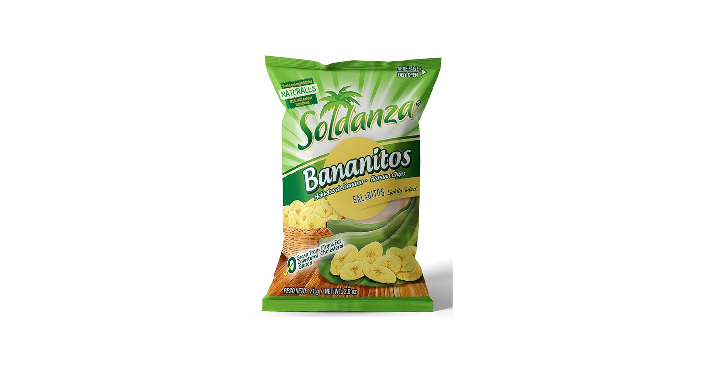 Saldanza green plantain chips